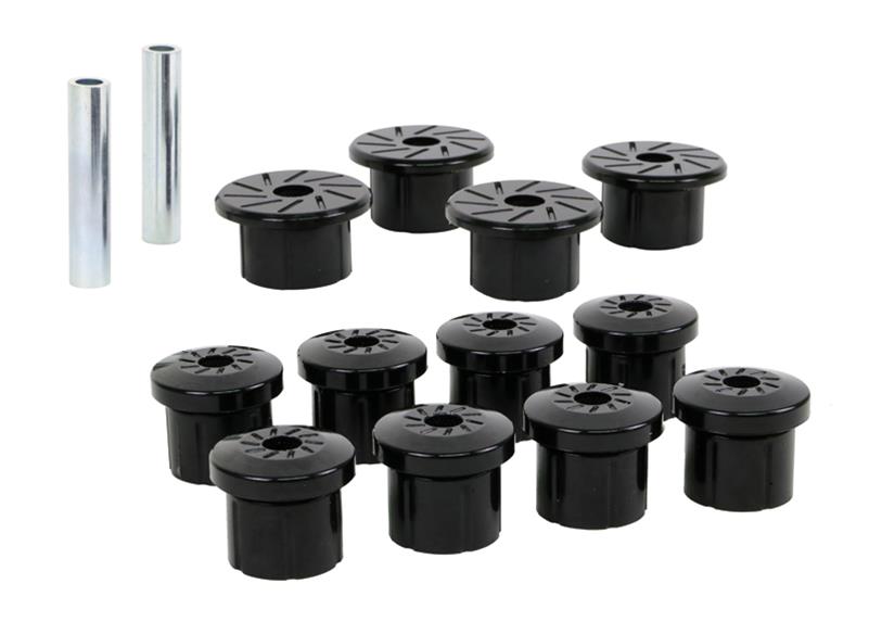 Spring - eye front rear and shackle bushing 12 Bushings 2 Tubes Grease