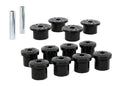 Spring - eye front rear and shackle bushing 12 Bushings 2 Tubes Grease
