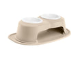WeatherTech Pet Feeding System Double High 32oz 6in. Poly Bowl - Tan