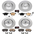 Power Stop 05-11 Audi A6 Quattro Front & Rear Z23 Evolution Sport Coated Brake Kit