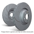 EBC 2014+ Fiat 500 Abarth GD Sport Slotted and Dimpled Rear Rotors