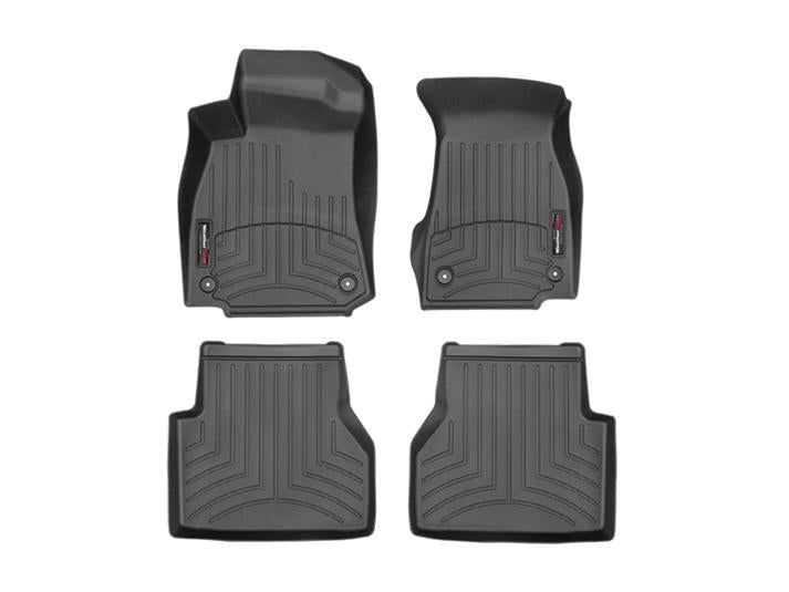 WeatherTech 2019+ Audi A6 / 2020+ A6 Allroad Front & Rear Floorliner - Black