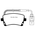 EBC Racing 06-09 Audi RS4 4.2L (Cast Iron Rotors) RP-X Rear Brake Pads