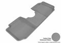 3D MAXpider 2014-2019 Fiat 500L Kagu 2nd Row Floormats - Gray