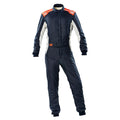 OMP ONE-S OVERALL NAVY BLUE/ORANGE SIZE 60 FIA 8856-2018 + SFI