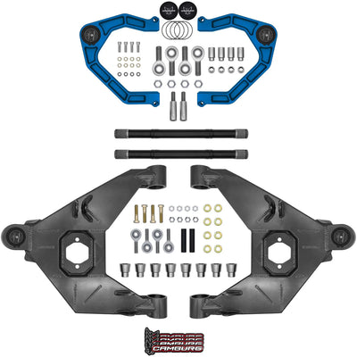 Camburg Ford Bronco 21-25 Trail Series L T Kit w Axles (BILLET XJ UCA) (KING BLUE)