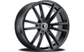 Kraze KR190 Lusso 22x8.5 / 5x114.3 BP / 38mm Offset / 72.62mm Hub Gloss Black Machined Wheel