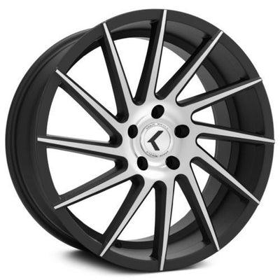 Kraze KR183 Spectra 22x8.5 / 5x114.3/120 BP / 38mm Offset / 74.1mm Hub Gloss Black Wheel
