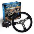 PRP Deep Dish Suede Steering Wheel Kit Blue with Adapter Hub for Toyota Lexus Scion and Subaru KG141-05