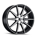 Kraze KR194 Cosmos 18x8 / 5x114.3 BP / 40mm Offset / 72.62mm Hub Gloss Black Machined Wheel