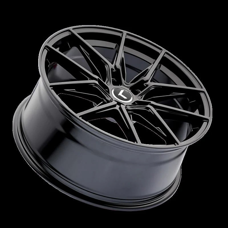Kraze KR196 Evolve 19x8.5 / 5x112 BP / 40mm Offset / 66.56mm Hub Gloss Black Wheel