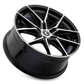 Kraze KR196 Evolve 18x8.5 / 5x120 BP / 30mm Offset / 72.56mm Hub Gloss Black Machined Wheel