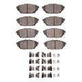 DFC 12-20 Freightliner FL360 (Mexico) Rear/Front 4000 HybriDynamic Brake Pads and Hardware Kit