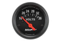 Autometer Z-Series 2-1/16in 16-36 Volts Electric Voltmeter Gauge