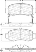 Street Brake Pads w/Shims and Hardware