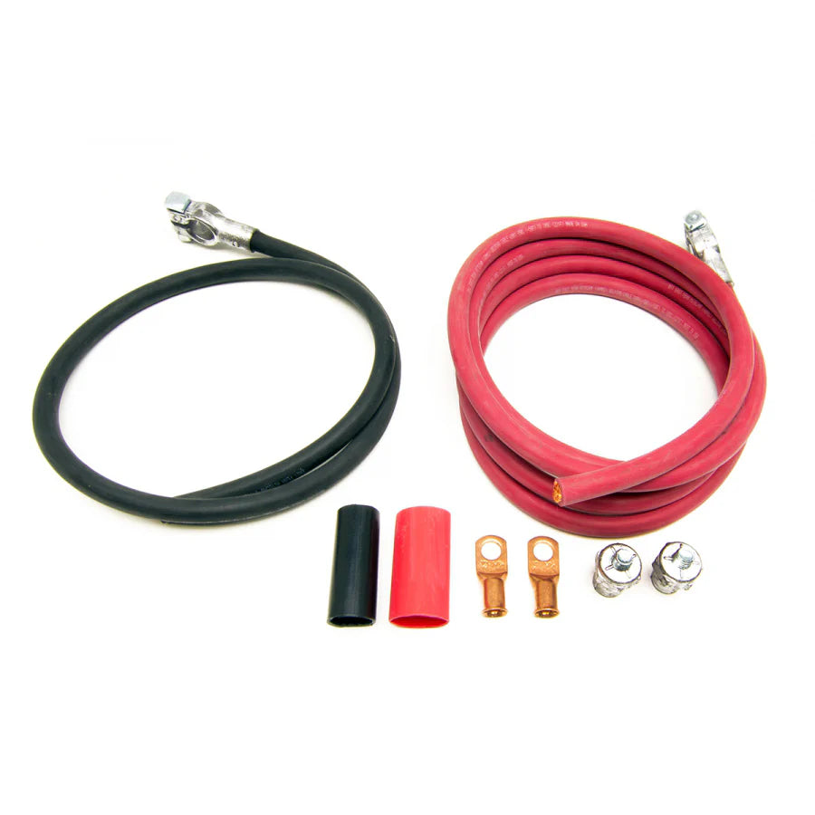 Red/Black Battery Cables 8ft Red 3ft Black