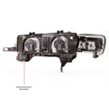 RH HEADLAMP ASSY COMPOSITE; INCLUDES PARK/MARKER LAMP; ACCORD 9497