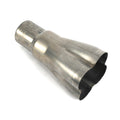 Stainless Works 4 way collector-1 7/8in inlet 2 1/2in od outlet