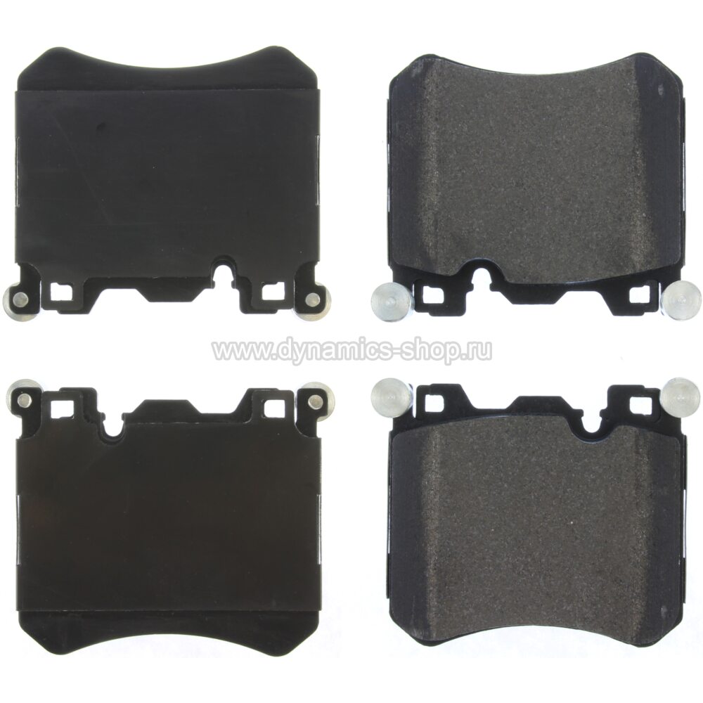 Centric 10-18 BMW X5 Premium Semi-Metallic Brake Pads w/Shims & Hardware - Front