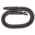 Gates Air Hose (Hybrid) - 3/8in I.D. x 5/8 O.D. x 4 ft. Whip Hose (300 psi 1/4in Male Ball Swivel 1/4in NP