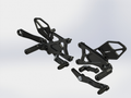Vortex Racing Rearsets Replacement Shift Bracket- Black