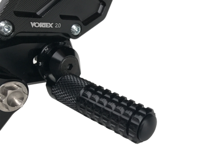 Vortex Racing Rearsets Replacement Brake Bracket- Black