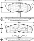 Street Brake Pads w/Shims and Hardware