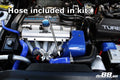 do88 Volvo 850/S70/V70 Intercooler Outlet Hose w/25mm BOV Connection Blue