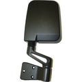 Left Manual Folding Mirror for Select 1987- 2006 Jeep YJ, TJ Wranglers, Black Crown Automotive