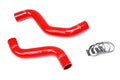 HPS Performance Red Reinforced Silicone Radiator Hose Kit Coolant for Toyota 96-02 4Runner V6 3.4L Manual Trans.