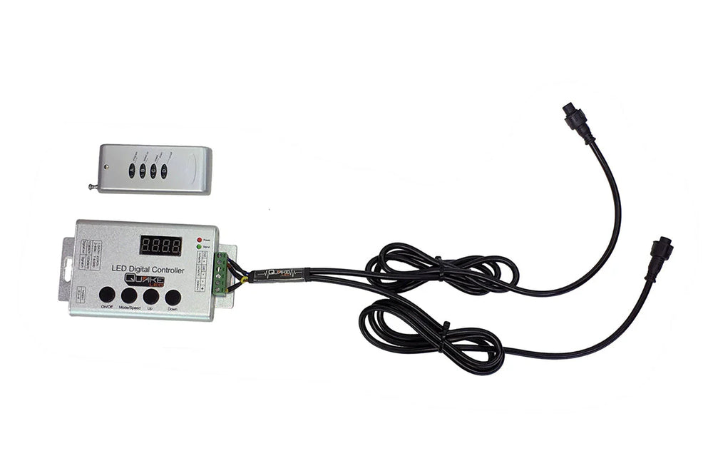 ~(1 lbs. 1X1X1)~ HD Whip Light 133 Effects RF Controller 44 Inch Each Leg Quake LED