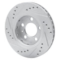 DFC 00-06 Audi TT Quattro Rear Right Drilled & Slotted Silver Brake Rotor