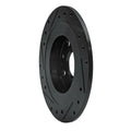 R1 1990-2003 Ford Escort Rear Right Drilled & Slotted Black Brake Rotor