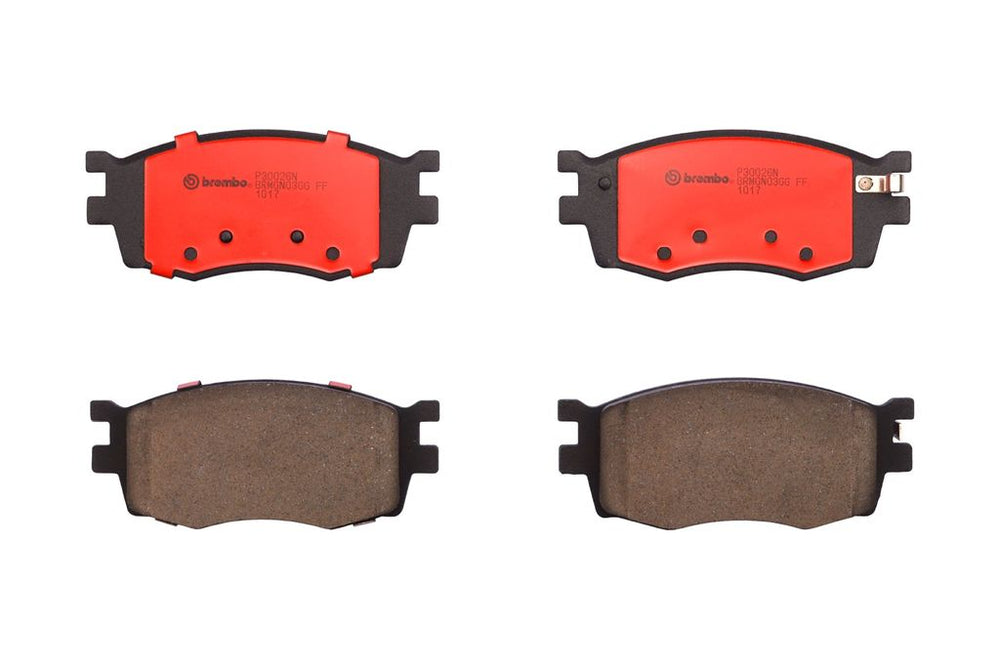 Brembo 06-11 Hyundai Accent/Kia Rio/Rio5 Front Premium NAO Ceramic OE Equivalent Pad