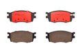 Brembo 06-11 Hyundai Accent/Kia Rio/Rio5 Front Premium NAO Ceramic OE Equivalent Pad