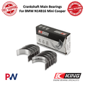 King Engine Bearings Peugeot Ep6 1.6L/BMW N14B16C (Size +0.50mm) Main Bearing Set