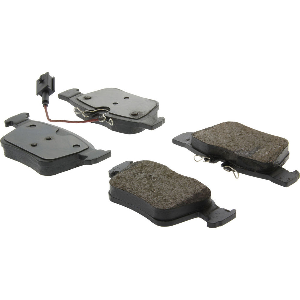 Centric Posi-Quiet Ceramic Brake Pads w/Shims - Rear