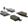 Centric Posi-Quiet Ceramic Brake Pads w/Shims - Rear