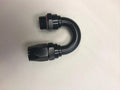 Fragola -10AN Male Rad Fitting x 180 Degree Pro-Flow Hose End - Black