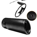 DUAL OVAL ROUND DOUBLE WALL SS EXHAUST TIP 2.25IN ID / 5.50INX3.50IN OD