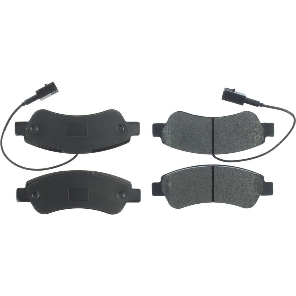 Centric Posi-Quiet Extended Wear Brake Pads - Rear