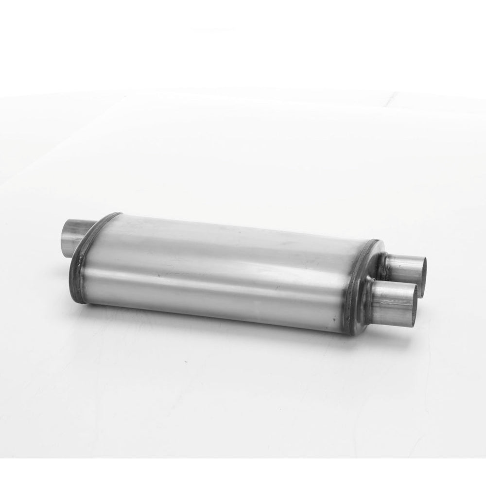 MUFFLER CHERRY BOMB SALUTE STAINLESS STEEL OVALO/D 24IN OAL 2.50IN2.50IN(2)