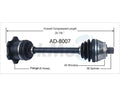 NEW CV AXLE