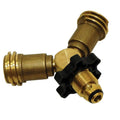 PROPANE 'Y' FEMALE ADAPTER W/ HANDW