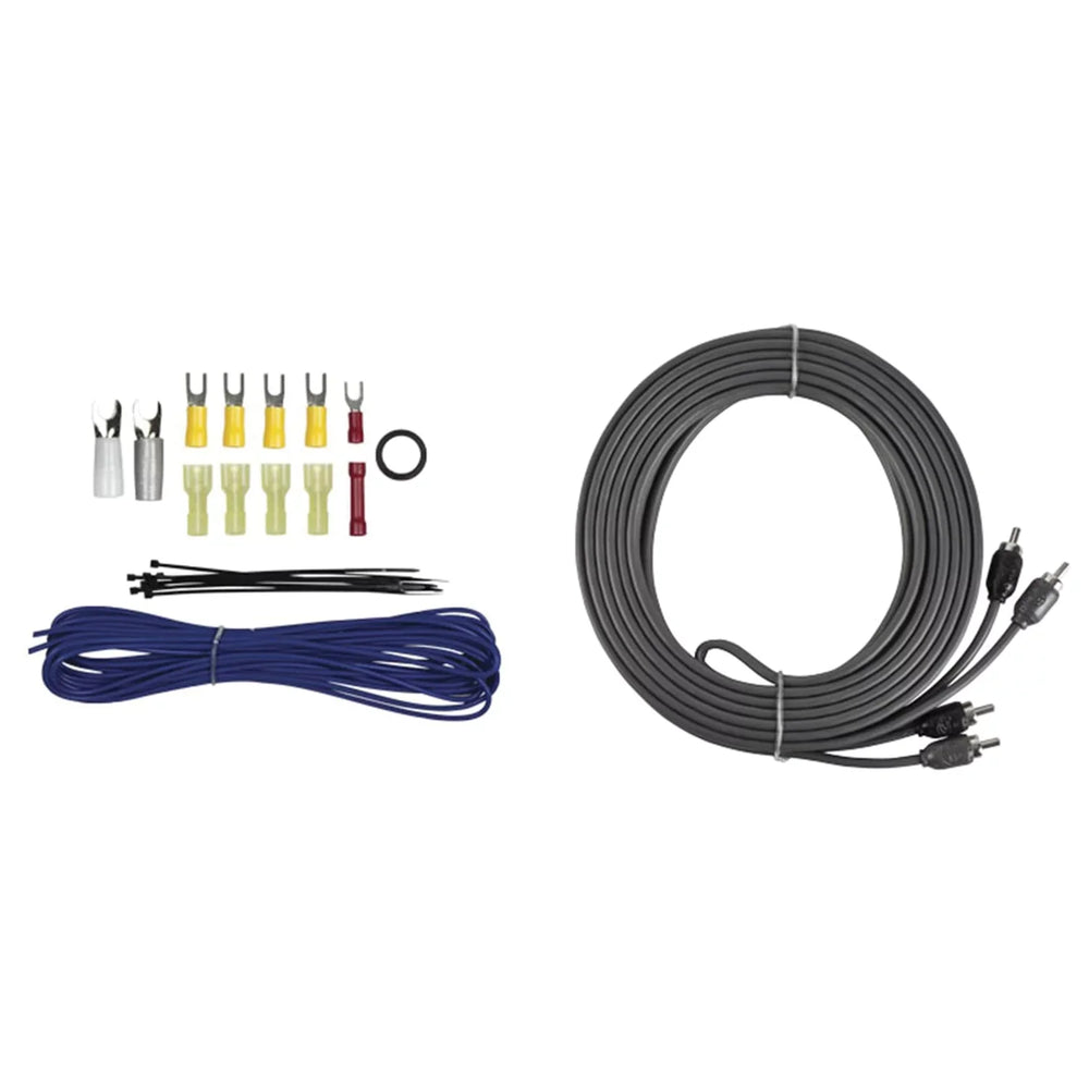 V8 8 AWG AMP KIT 600 W WITH RCA CABLE