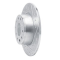 DFC 17-25 Audi Q2 (Mexico) Rear Right Drilled & Slotted Silver Brake Rotor
