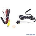 FLUSH MOUNT HD BACKUP CAMERA W/PARKING DISTANCE GRID LINES AND LED LIGHTS