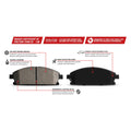 Power Stop 2008 Porsche Cayenne  Front Z16 Evolution Ceramic Brake Pads