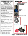 Energy Suspension 05-07 Scion tC Red Motor and Transmission Mount Bearings