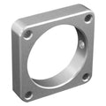Torque Solution Throttle Body Spacer (Silver): Nissan Sentra SE-R Spec V 2007-2012